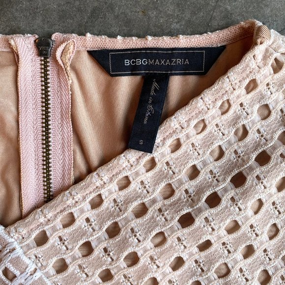 BCBGMaxAzria Eyelet Peplum Top - Picture 3 of 3